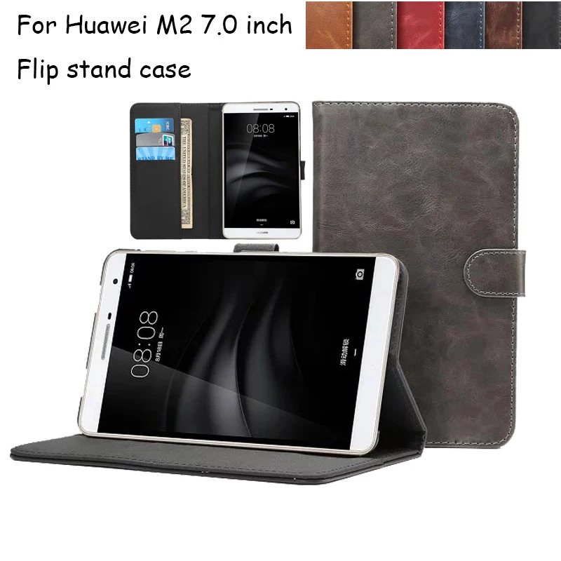 

For Huawei MediaPad M2 PLE-703L T2 7.0 pro cover Wallet Leather Case With Stand Holder Card Magnetic Tablet Cases