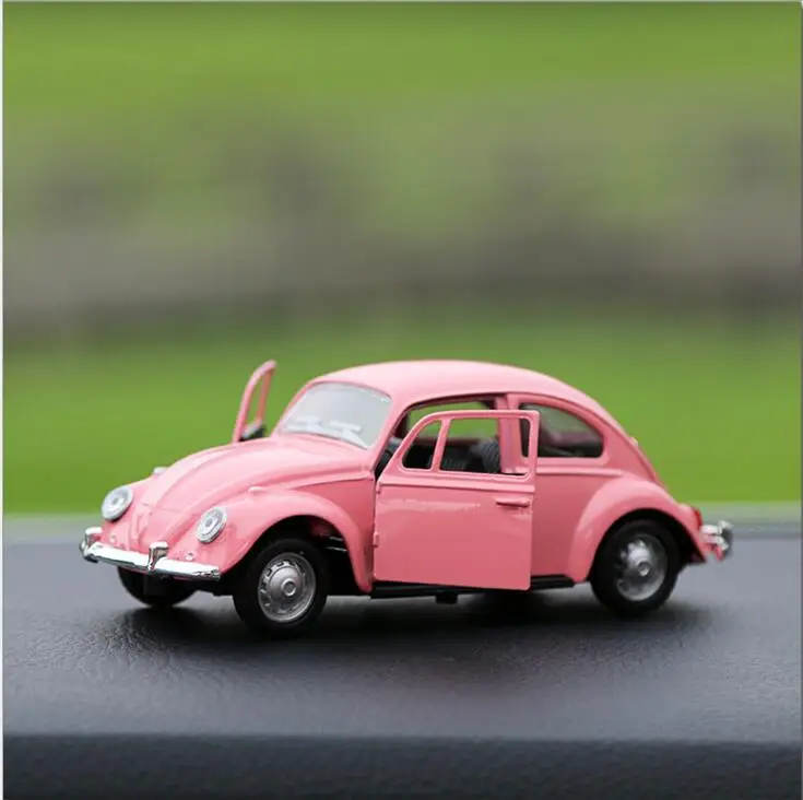 Сплав Ретро Винтаж старинный автомобиль Wecker VW автомобиля Volkswagen Beetle Свет Звук