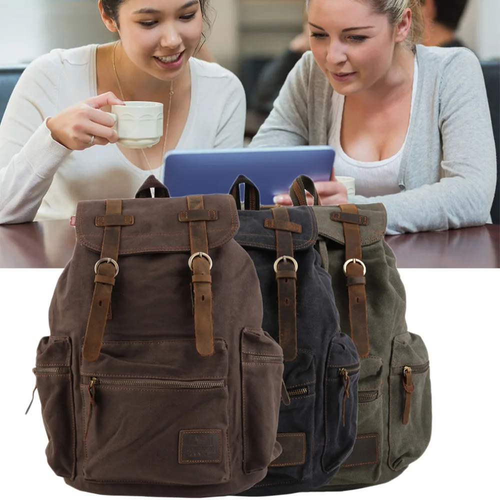 Prix pour Hommes Voyage Toile Sac À Dos Sport Sac À Dos Camping École Satchel Randonnée Sac livraison gratuite Prix pour Hommes Voyage Toile Sac À Dos Sport Sac À Dos Camping École Satchel Randonnée Sac livraison gratuite
