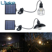 Сад Солнечный свет Ретро лампа люстра на солнечных батареях подвесной светильник, энергосберегающая Солнечная лампа для наружного кафе