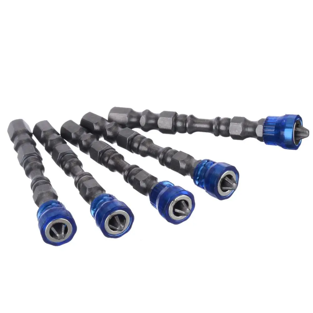 

5pcs/set 65mm Length Anti-Slip Electronic Hex Magnetic Screwdriver Bit Set S2 PH2 Single Head Bit Tool