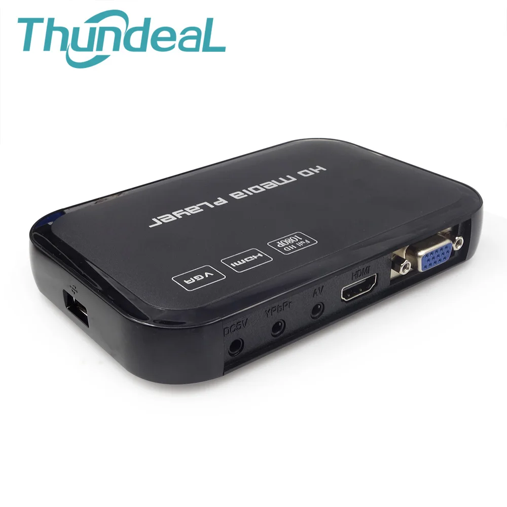 HD601 мультимедиа H.264 MKV Full HD 1080 P HDMI HDD Media Player Центр VGA AV Выход с Пульт дистанционного