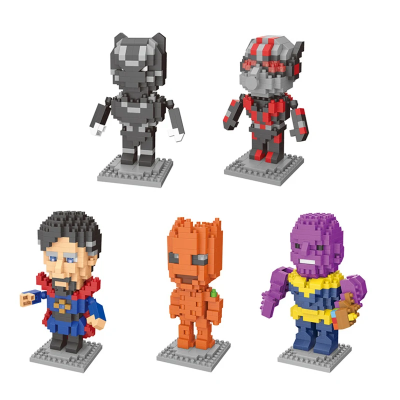 Super heroes avenger micro diamond stack block marvel Infinity War