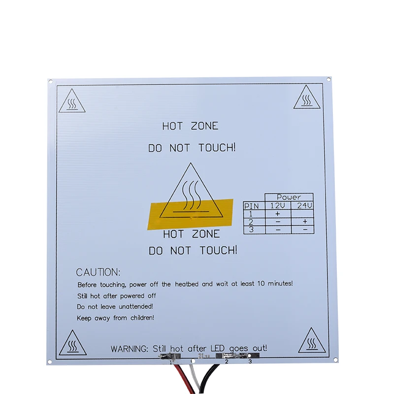 MK2B Тепловая кровать 214*214*2 мм печатная плата с горячей пластиной со светодиодным резистором кабель Reprap Mendel 3d принтер с подогревом кровать как MK2A MK3