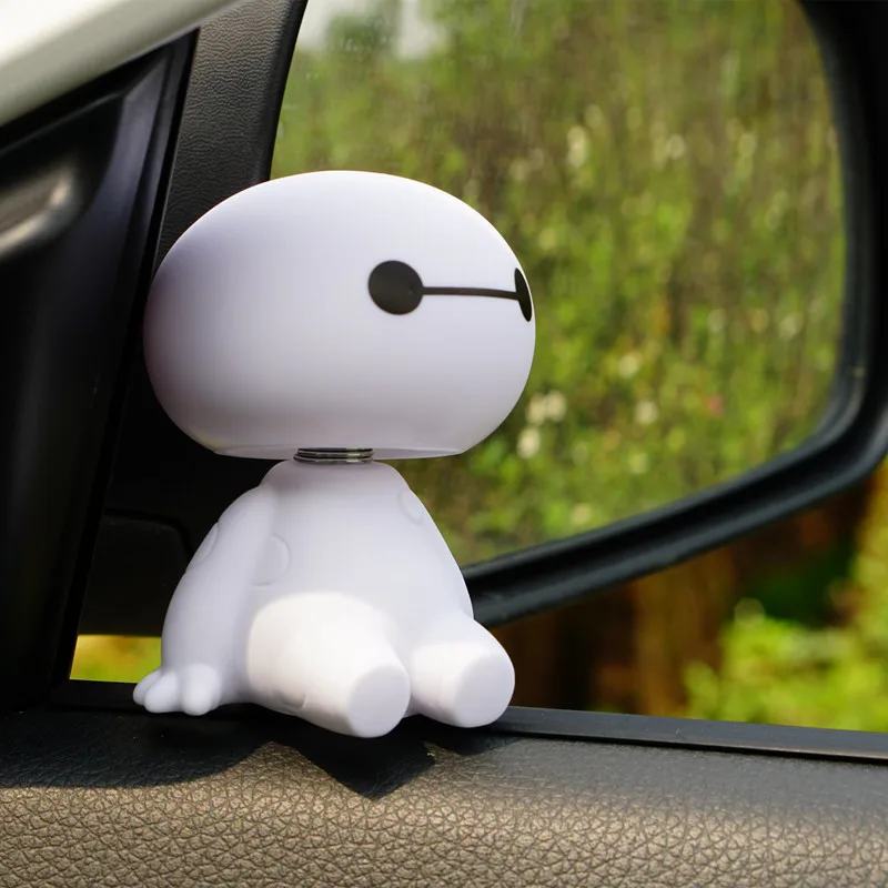 Boblehead Baymax статуэтка Автомобильные украшения милая виброголова игрушки для