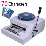 

Manual 70 Code Letterpress PVC card embossing machine Magnetic Membership ID Plastic Card Embosser Printer