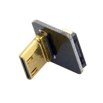 

Zihan CYFPV 90 Degree Down Angled Up angled Mini HDMI Type C Male Connector for FPV HDTV Multicopter Aerial Photography
