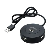 Привет-Скорость 4 Порты и разъёмы USB 2,0 Multi HUB разветвитель расширения для настольных ПК ноутбук адаптер переменного тока 4,11