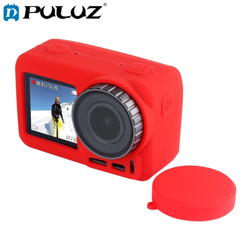 

PULUZ Silicone Protective Case with Lens Cover for DJI Osmo Action