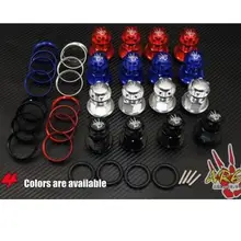 Losi DBXL Площадь RC сплав оси расширители и колесные гайки синий-багги для пустыни XL