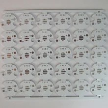 Cree XT-E, XP-E, XP-G, светодиодный PCB, алюминиевая Базовая печатная плата, 16 мм диаметр для DIY, светодиодный свет 30 шт./партия
