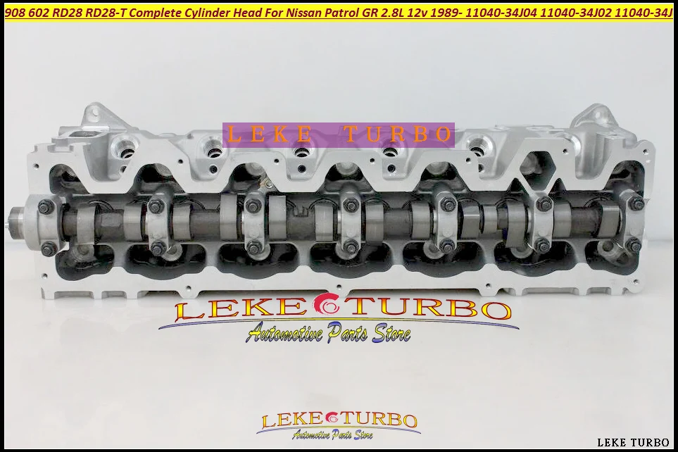 908 602 RD28 RD28-T Complete Cylinder Head For Nissan Patrol GR 2.8L 12v 1989- 11040-34J04 11040-34J02 11040-34J01 11040-34J00  (5)