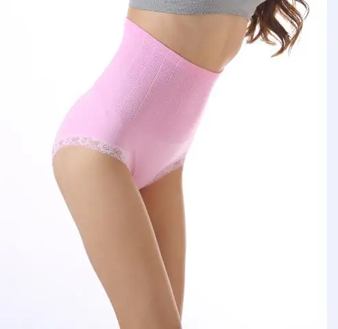 

KJ298 High waist women seaamless underwear cotton crotch underpants briefs female breathable Intimates panties calcinha