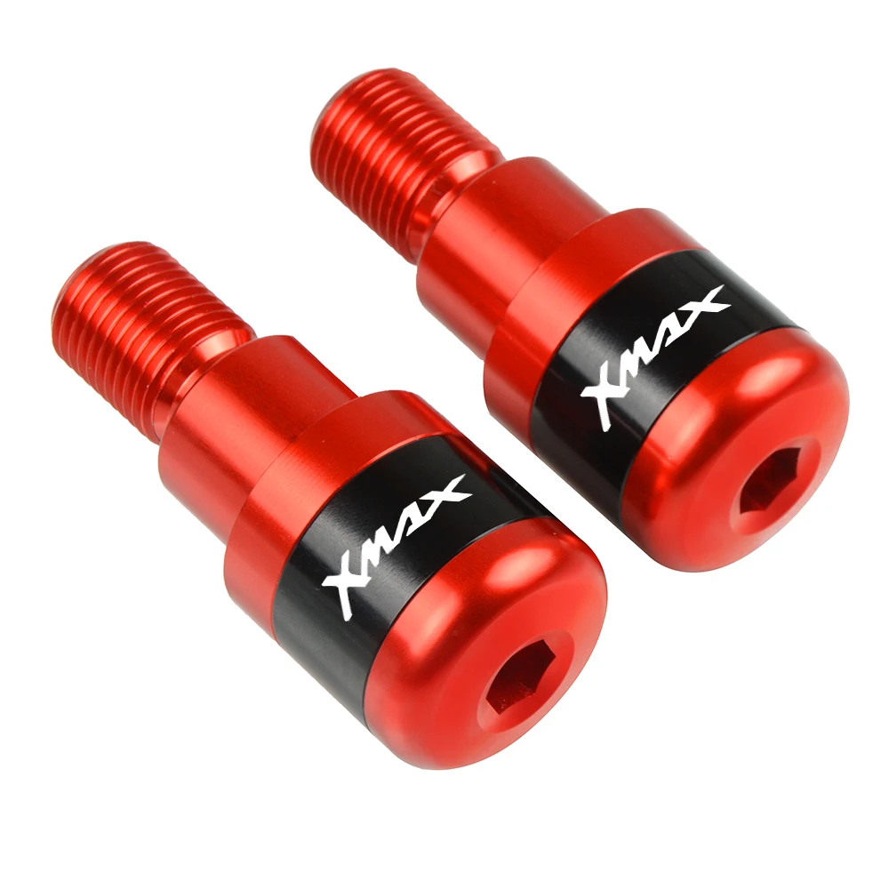 Для yamaha X MAX XMAX X-MAX 250 2009- 2012 2013 на руль мотоцикла или End Ручка, рукоятка наконечники для ручки управления мотоциклом советы шапки - Цвет: Красный