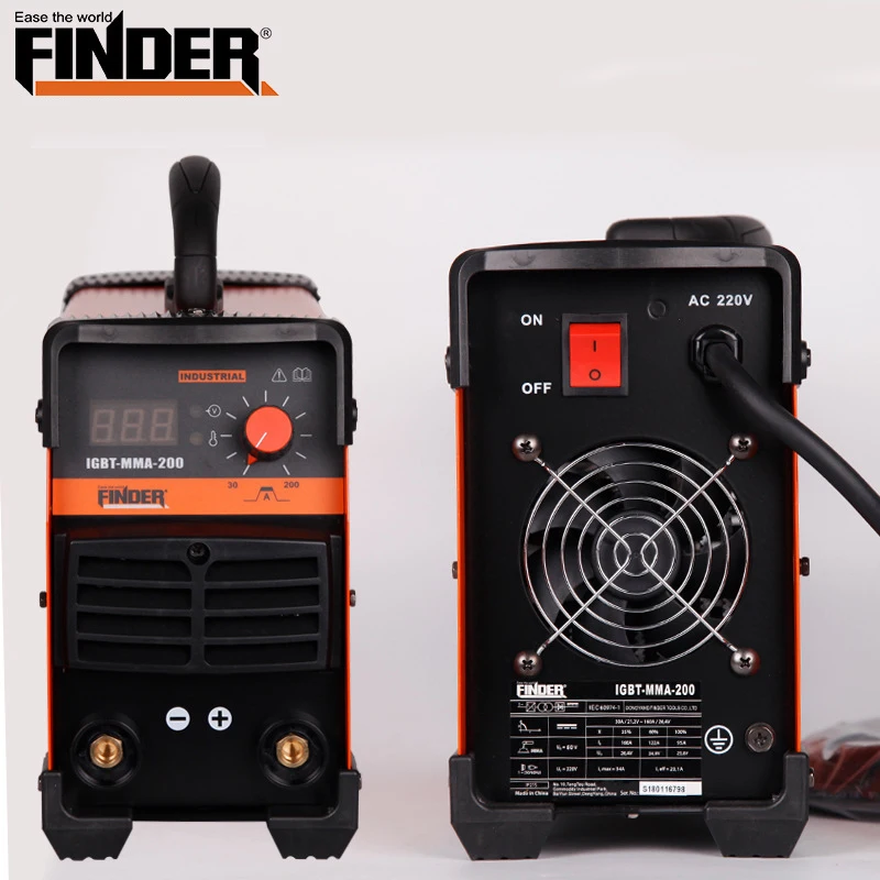 Finder 220V портативный сварочный флюс сердечник проволока автоматическая подача постоянного тока сварочный аппарат