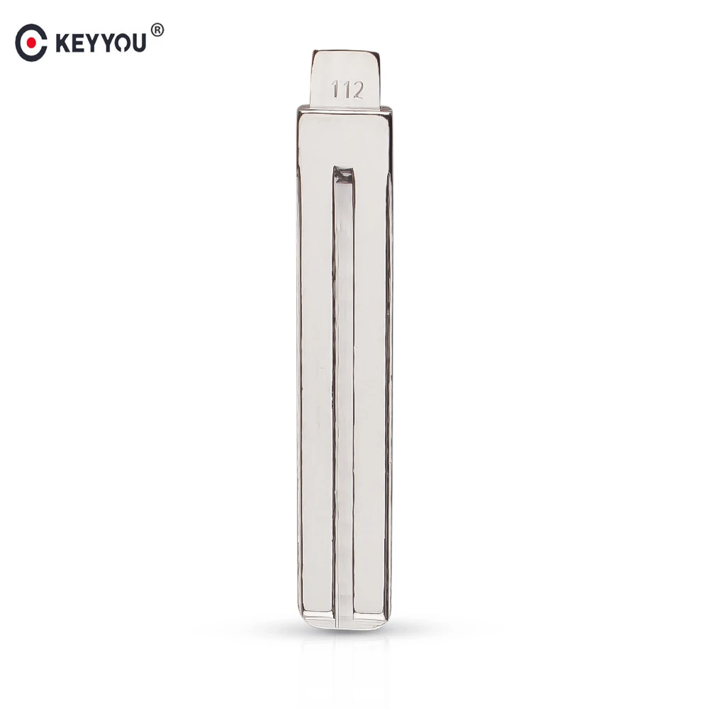 

KEYYOU Original Car Remote Key Blade NO.112 For KIA K3 K5 Santa Fe For Hyundai IX45 IX35 Flip Folding Remote Blade