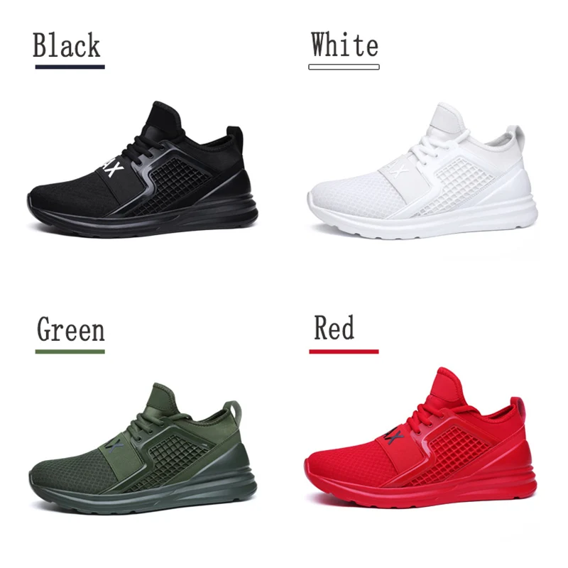 Дышащая Спортивная обувь для мужчин с воздушной подушкой из сетчатого материала; армейский зеленый цвет; коллекция года; сезон весна-осень; прогулочная обувь для бега; мужские кроссовки; спортивная обувь