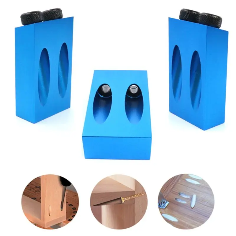 8pcs Pocket Hole Jig Kit 15Degree Angle 6/8/10mm Adapter Oblique Drill Guide Puncher Locator Set Woodworking Tools 8pcs Pocket Hole Jig Kit 15Degree Angle 6/8/10mm Adapter Oblique Drill Guide Puncher Locator Set Woodworking Tools