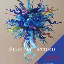 Большой Размеры стильные украшения гостиничного интерьера ручной свадебных вечеринок арт Стекло люстра