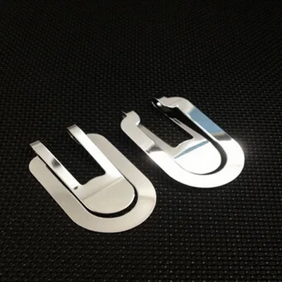 

Simple Matching Creative Ultra Thin Stainless Steel Money Clips Business Men Women Metal Banknote Clip Wallets Holders 5PSC/lot