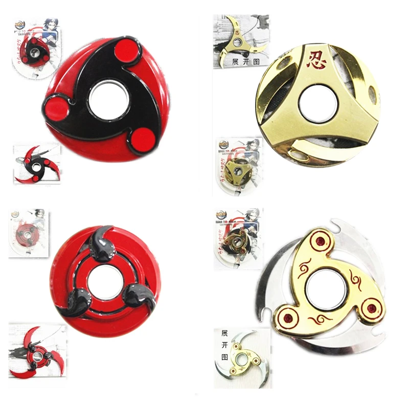 9 Types Hand Sword Weapon Naruto Fuhma Shuriken Shrinkable Naruto Metal Kunai Japanese Cosplay Props Sasuke