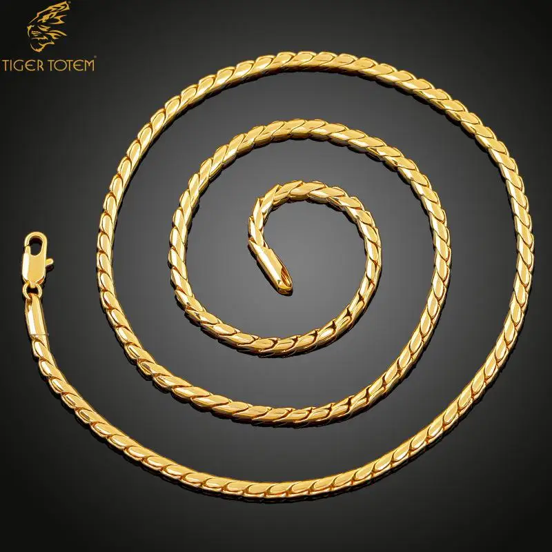 

lovers' Necklace Copper with hot popular Snake bone Chain Cupper Choker Necklaces Women/men Jewelry free drop shipping 30302