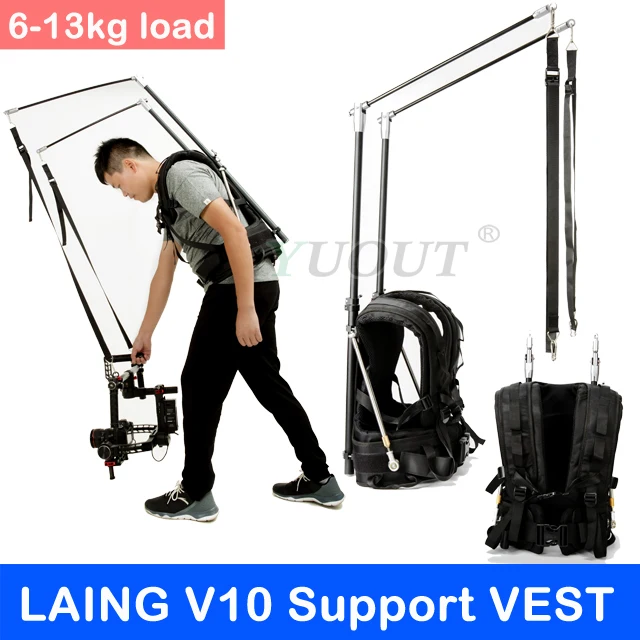 

LAING V10 Camera Carrying Vest Carrier Support 6-13kg Load for Zhiyun FeiyuTech DJI Ronin Dual 3Axis Handheld Gimbal Stabilize