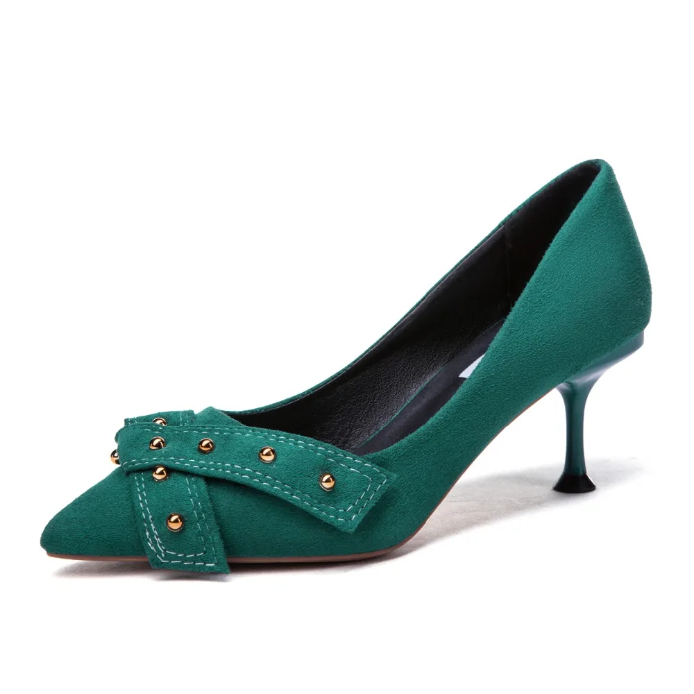 

2019 Spring New Fashion High Heels Women Pumps Thin Heel Dress Pumps Pointed Toe Shoes Office Work Shoes Women Dress Shoes Women