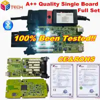 品質 A + OBDIICAT-CDP 2015r3/2016R1 + keygen TCS シングル黄緑ボード OBDIICAT-150 Bluetooth OBD2 自動診断ツール
