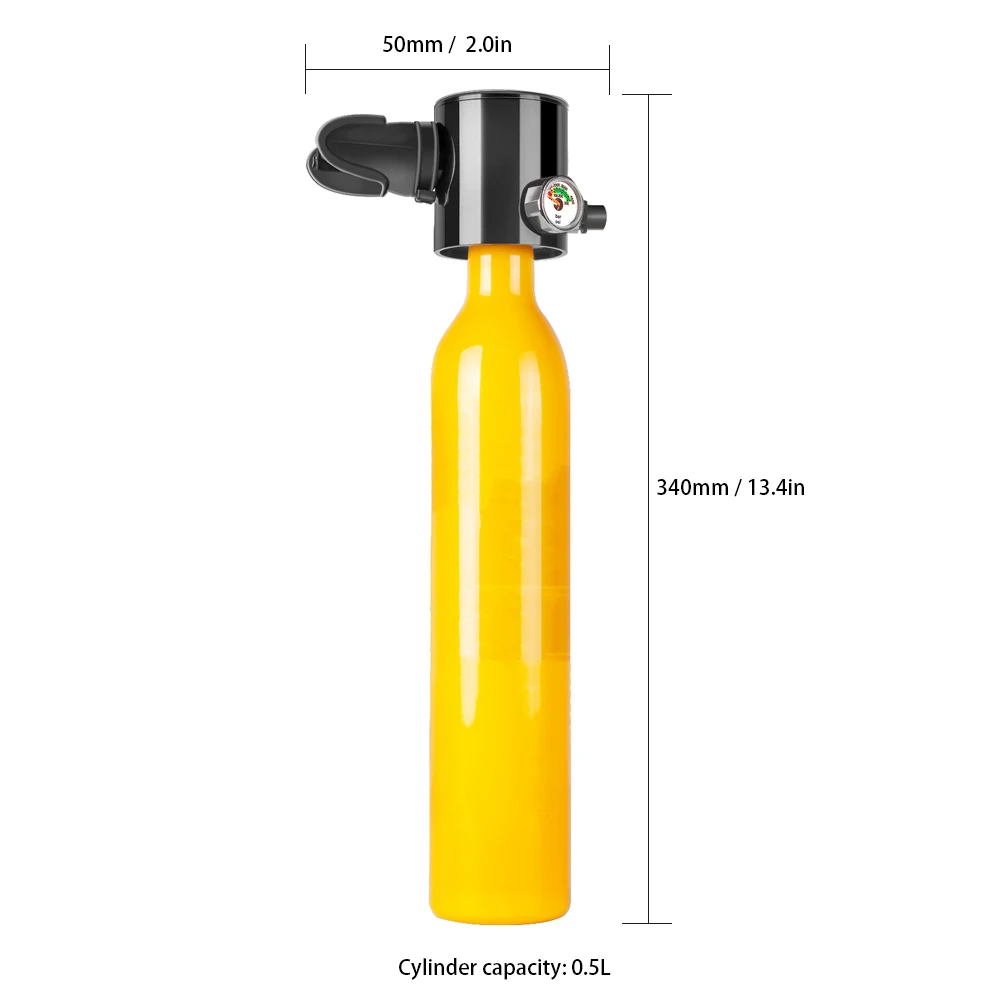 

outdoor Portable Scuba Mini Oxygen Cylinder Diving Teaching Underwater Respirators Swimming Equipment diving accessories