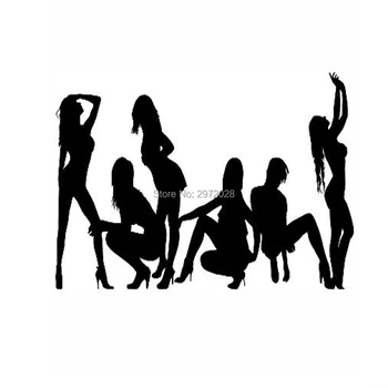 

Car Stickers Sexy Fashion Girl Car Accessories Car Decal Cartoon Reflective Stickers Creative Pattern Vinyl for car