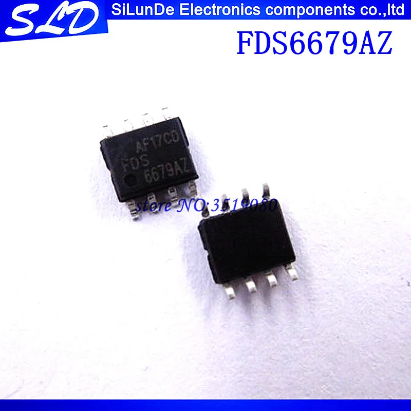 FDS6679AZ SOP8 FDS6679 6679AZ MOSFET -30V P-Channel PowerTrench 50 шт./Лот Бесплатная доставка | Электроника