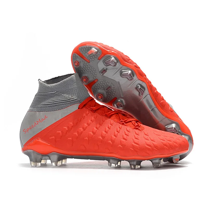 

SpeedMad Soccer Shoes Men Football Cleats Original Hypervenom Phantom III DF FG Football Boots botines de futbol hombre 2019