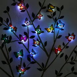 Светодиодный ночник с бабочкой, светодиодный ночник, лампа с красочным изменением для дома, вечерние, настольные, настенные