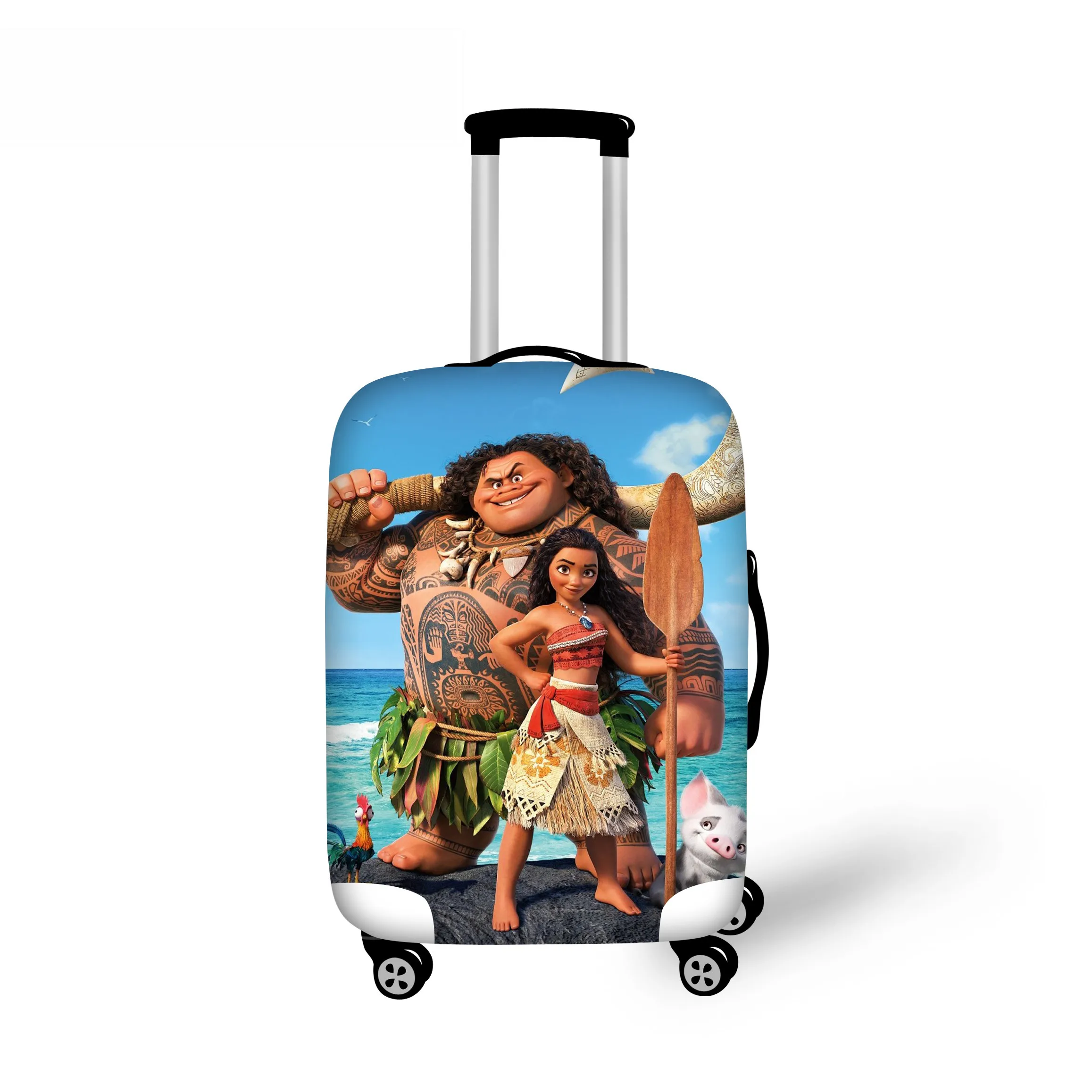 

Trolley Case Protective Luggage Cover Suit for 18-30 Inch Moana Print Case Elastic Suitcase Cover Travel Aaccessoriesxxl