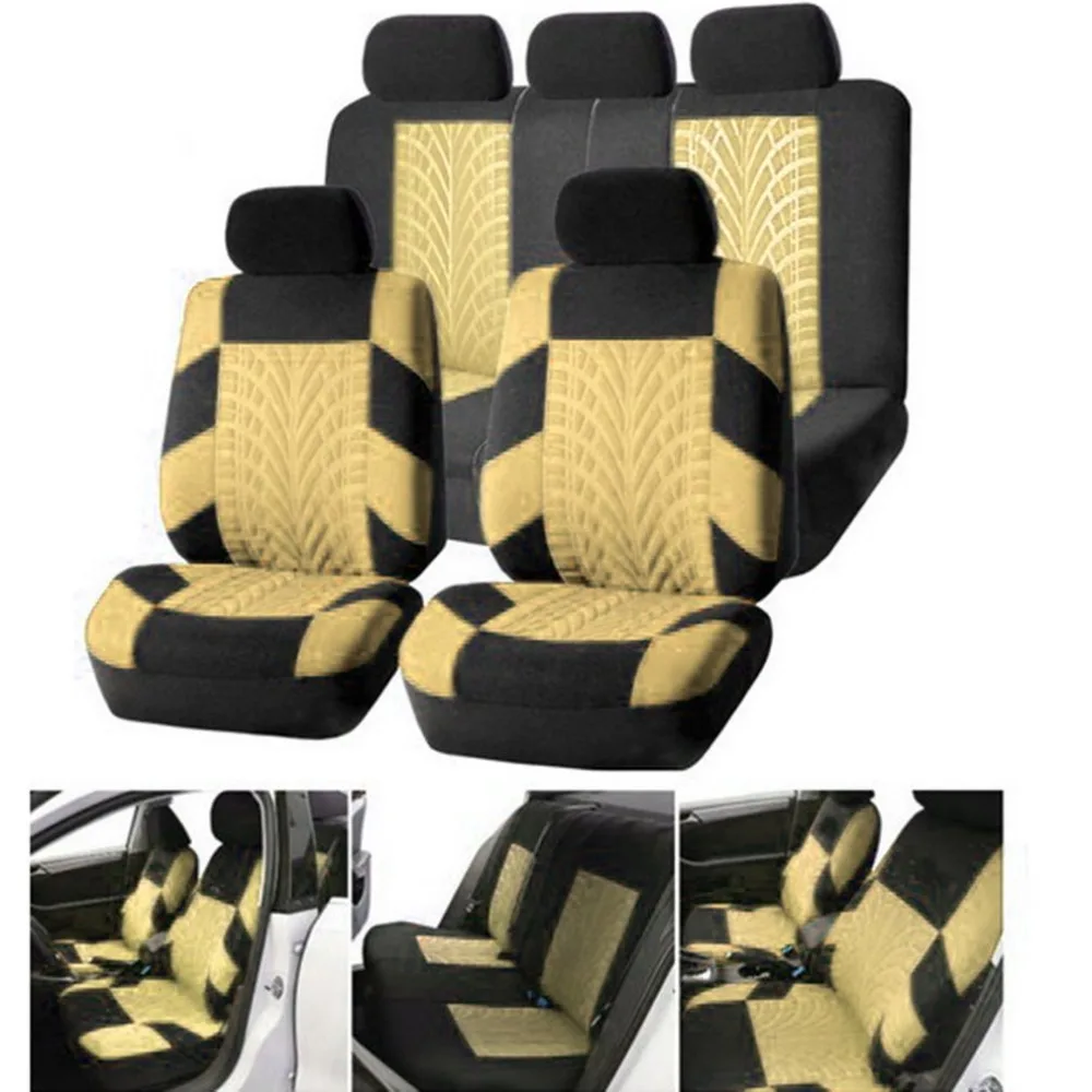 9 Pcs/Set Universal Car Interior Styling Seat Covers Washable 3D Air