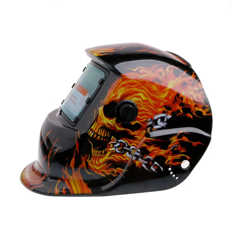 

1PC Welding helmets Welding helmets Solar automatic light-changing welding masks Head-mounted adjustable goggles UV/IR