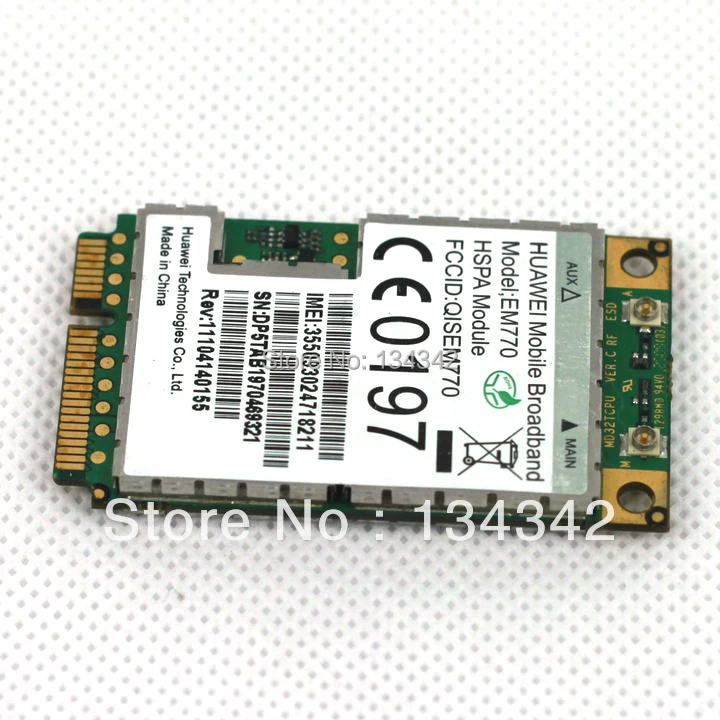 HUAWEI Mobile Broadband EM770 WWAN 3G PCI E HSPA module.broadband