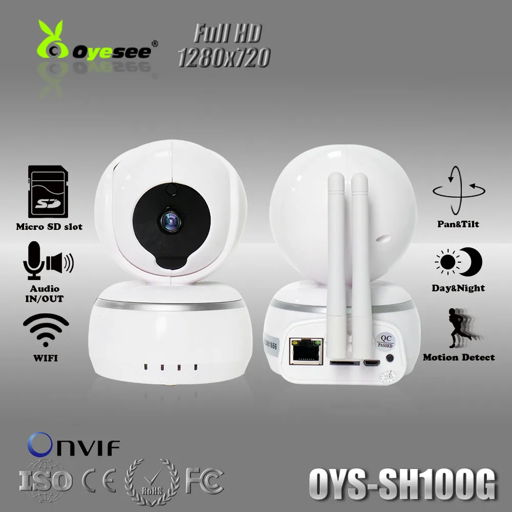 720 P Smartlink wi-fi ip-камера с Двумя Антенны День & Ночь Pan Tilt Motion обнаружения Звука 128 Г