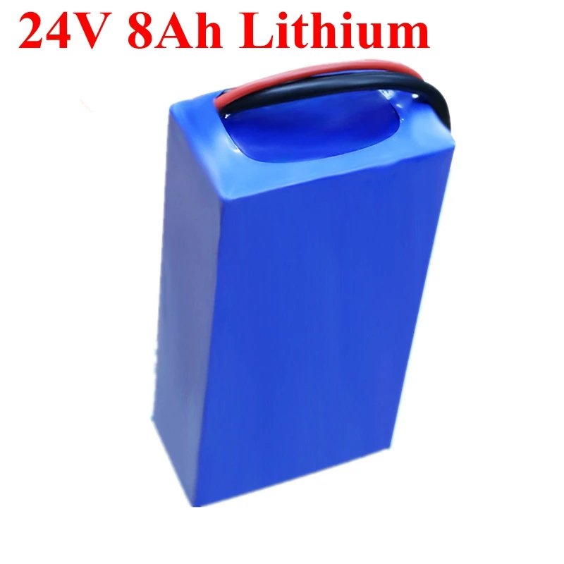 24v-8ah-Батарея 24 v литий ионный Батарея пакет 15A BMS для электрического велосипеда 24 v 8ah Батарея 250 w 350 w Мощность моторное кресло-коляска+ 2A Зарядное устройство