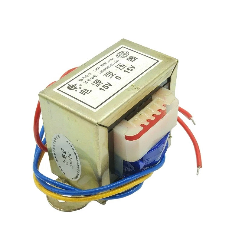 Трансформатор питания EI66X32 30 Вт/ва 220 В вход с двойным выходом 2x6 В/2x9 В/2x1 2 5 8 в/2x24