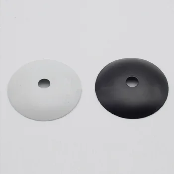 

10pieces/lot 30/40/50/60/80/100mm black/white lamp base tray Metal cap arc cover flying saucer lighting accessories