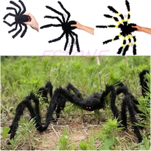 Plush Spider Halloween Prop Parties Bar Indoor Outdoor Decorations Spider Funny H055