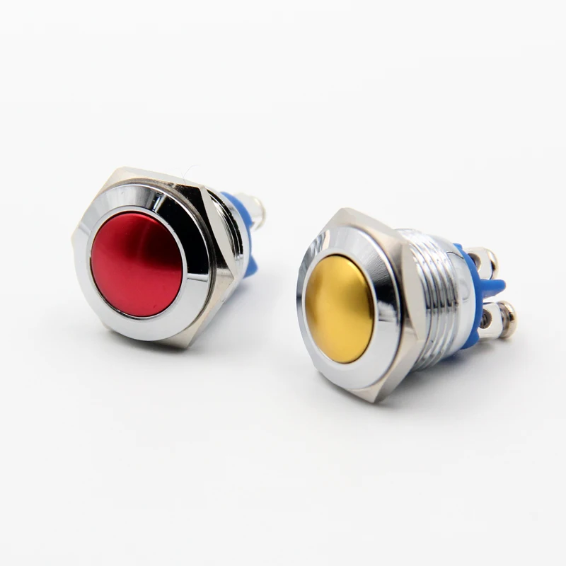 

1PCS/LOT YT953B Hole Size 16 mm Automatic Reset Switch Arc Apply to Entrance Guard /The Horn Free Shipping