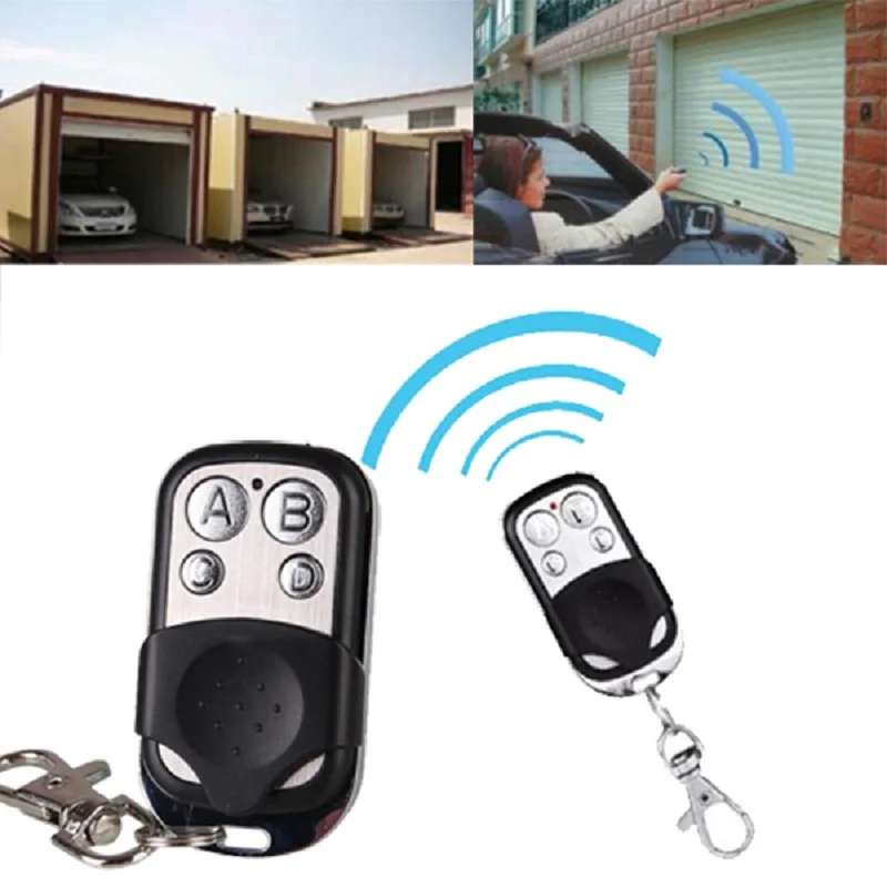 

433MHz 4 Channel Remote Control Universal Door Remote Control Garage Gate Car Vehicle Access Control