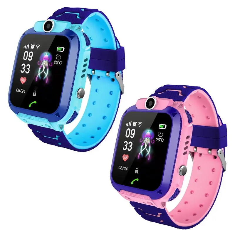 

New Q12 Smart Watch Waterproof Multifunction Children Digital Wristwatch Phone Watch Tracker For IOS Android Kids Toy Gift