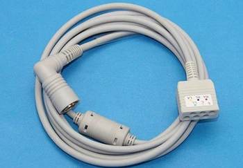 

Compatible New COLIN BP-88 BP-306 5-lead ECG patient cable 6pin 2.4M ECG trunk cable with 1year warranty