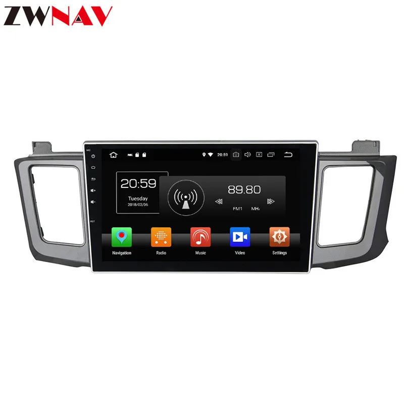 Top 10.1 inch Android 9 Car GPS Navigation System Car CD DVD Player for Toyota Rav4 2012-2015 Stereo Auto Radio Head Unit 0