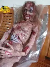 Caliente Koop 2017 terror Halloween Decoratie Griezelige fantasma zombi sangriento aterrador de cuerpo completo Zombie Escape voor Spookhuis Bar Accesorios