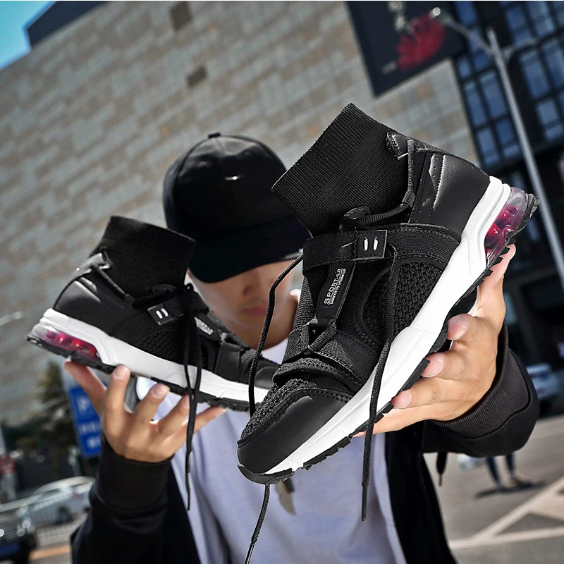 

Sneakers Men Original Trend Air Breathable Sport Shoes Men Outdoor Non-Slip Wear Sneakers Comfortable Breathable Running Shoes